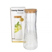 ГАРАФА СЪКЛО С КАПАК 1100мл Danny Home SD-020 10.5*26.5см 