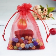 ТОРБИЧКИ ОРГАНЗА ЧЕРВЕНА 15*20см