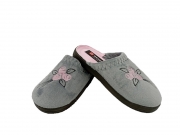 ДОМАШНИ ЧЕХЛИ ДАМСКИ СИВИ/РОЗ. С БРОДЕДРИЯ №36-40 12779.956 /641833/ /6/