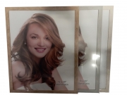 ФОТОРАМКА  ПВЦ 40х50см сива/бежова/св.кафяво 