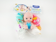 ГУМЕНИ ИГРАЧКИ МИКС С БЕБЕ 5бр./плик