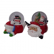 ПРЕСПАПИЕ КОЛЕДНО СВЕТЕЩО СНЕЖКО/ДЯДО КОЛЕДА ЛЕГНАЛИ 10*9см