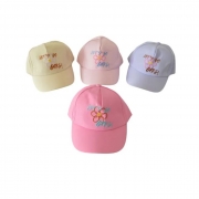 ШАПКА ДЕТСКА С КОЗИРКА С ЦВЕТЕ 