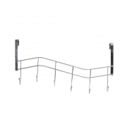 ЗАКАЧАЛКА ЗА ВРАТА  МЕТАЛНА 6-ца 42СМ