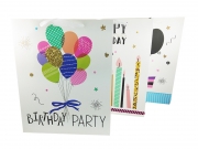 ТОРБИЧКИ ПОД. 10бр ДБ.КАРТОН 17х12х6см HAPPY BIRTHDAY 