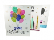 ТОРБИЧКИ ПОД. 10бр ДБ.КАРТОН 18х23х8см HAPPY BIRTHDAY