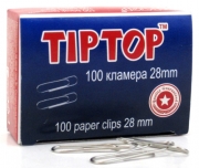 КЛАМЕРИ TIP TOP 28мм 100бр/кут. 10кут./стек 