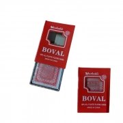 КАРТИ ЗА ИГРА ЧЕРВЕНИ BOVAL PLASTIC В73836 /12/