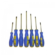 ОТВЕРТКА кръстата, магнитна 20см /гум. дръжка иглички/  Y-LG-758 /12/