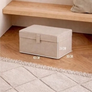 КУТИЯ ЗА СЪХРАНЕНИЕ БЕЖОВА MINI 40х30х26см 08841 /940992/