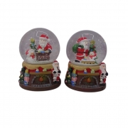 ПРЕСПАПИЕ КОЛЕДНО СВЕТЕЩО КАМИНА Ф6,8см Н8см