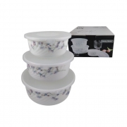 К-КТ 3бр. КУПИ С КАПАК АРКОПАЛ СИТНИ ЦВЕТЯ Ф14см/*16см*/19см Danny Home