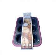 ФОРМА ЗА МЪФИНИ 6бр. СИЛИКОНОВА ПРАВОЪГ. ТВЪРД БОРД 36*22,5см Danny Home DH3469 