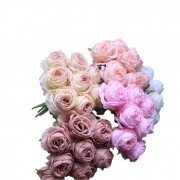 БУКЕТЧЕ 8бр. МИНИ РОЗИ 24см