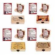 КУТИЯ ЗА БИЖУТА ДЪРВЕНА С ПОЖЕЛАНИЯ 12,5*7*4,8см /100877/ КС