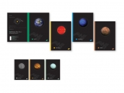 ТЕТРАДКА А5 62л ЕЛИЗА UV PLANETS ОФСЕТ РЕД  /10/