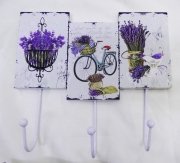 ЗАКАЧАЛКА ДЪРВ. 3-ка ЛАВАНДУЛА 21*19,5см