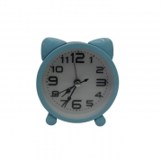 ЧАСОВНИК БУДИЛНИК НАСТОЛЕН КРЪГ. с ушички Ф8,5см