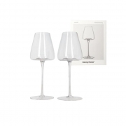 К-КТ 2бр.ЧАШИ СТЪКЛО ЗА ВИНО НА СТОЛЧЕ Burgundy Danny Home