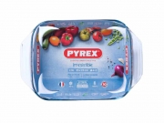 ТАВА ОГНЕУПОРНА С ДРЪЖКИ 2.9л 35*23*6см PYREX 400B000/7146 /012313/ 