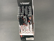 ХИМИКАЛ  ЧЕРВИЛО LIPSTICK 20бр./кут. VINSON  синьо мастило Oil Gel Pen 0.7мм A8 