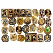 МАГНИТ КОН-КЪСМЕТ 2026г. разл. видове 7см