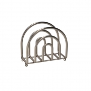 САЛФЕТНИК МЕТАЛЕН СИВ 13,5*12см Danny Home ZYB046