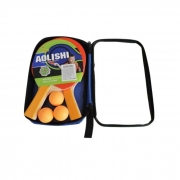 ТЕНИС НА МАСА 2хилки-релефни цветни дръжки,  3топчета КАЛЪФ 