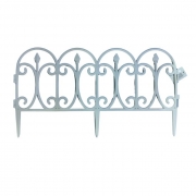 ОГРАДА ЗА ГРАДИНА ЕДНОЦВ.ОРНАМЕНТИ  60см*32см ПВЦ DT69524