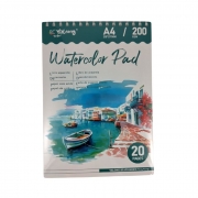 СКИЦНИК  ЗА РИСУВАНЕ А4 20л /за водни бои/ 21*29,7см 